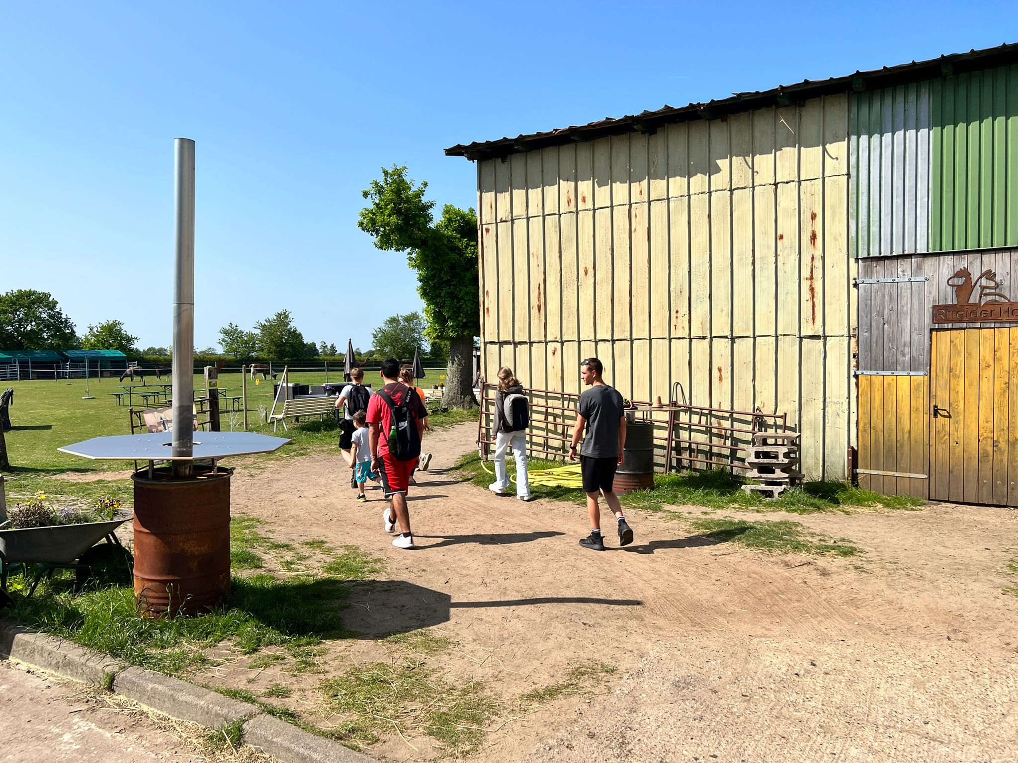 Besuch auf dem Rheider Hof